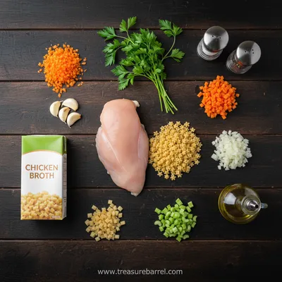 Chicken Pastina Soup - cooking process
