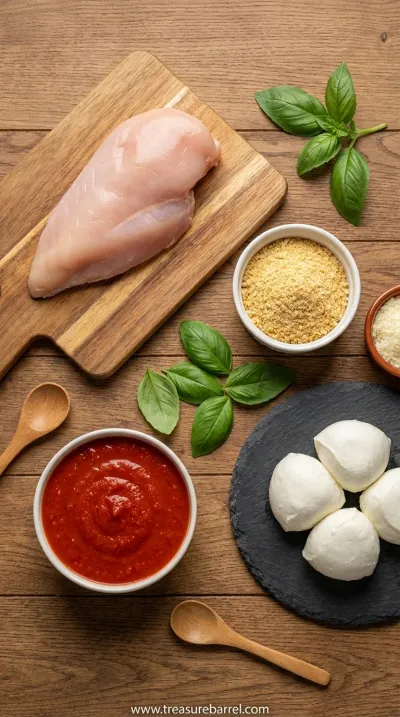 Best Chicken Parmesan Recipe - Crispy & Delicious - ingredients preparation