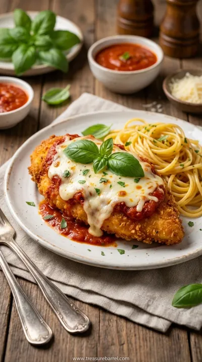 Best Chicken Parmesan Recipe - Crispy & Delicious - ready to serve