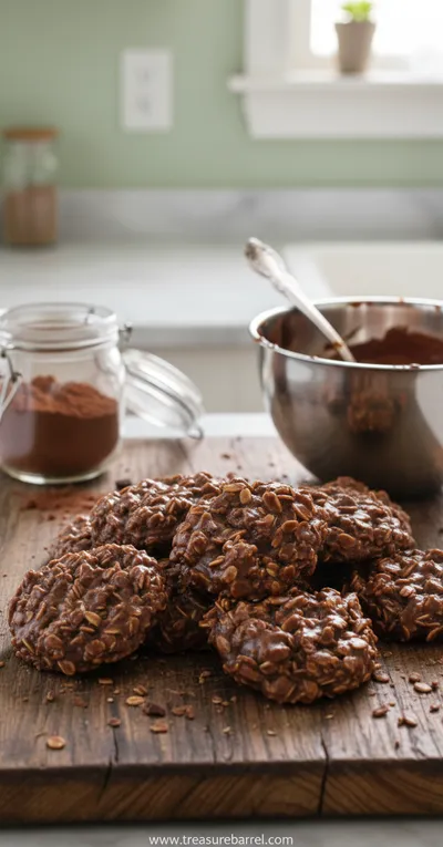 Chocolate No-Bake Cookies – Easy 10-Minute Recipe