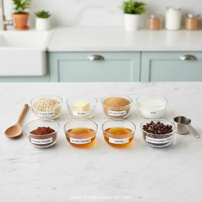 Chocolate No-Bake Cookies – Easy 10-Minute Recipe - cooking process