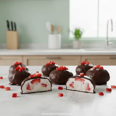 Chocolate Strawberry Yogurt Clusters