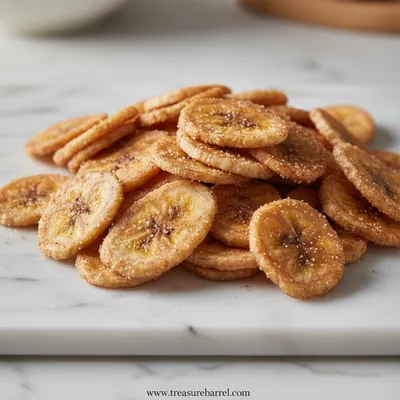 Cinnamon-Sugar Air Fryer Banana Chips