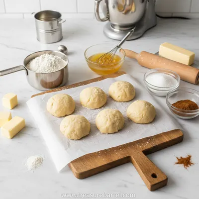 Cinnamon Sugar Soft Pretzels - cooking process
