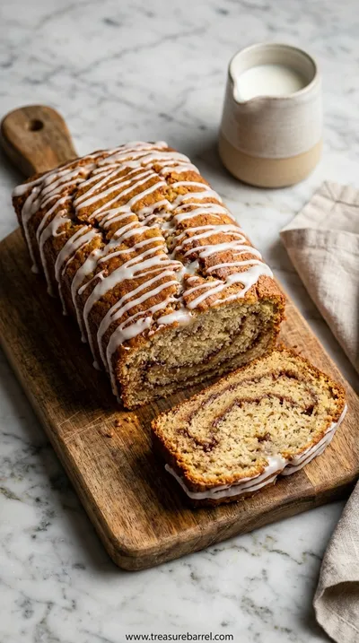 Homemade Cinnamon Swirl Banana Bread - Perfect for Brunch