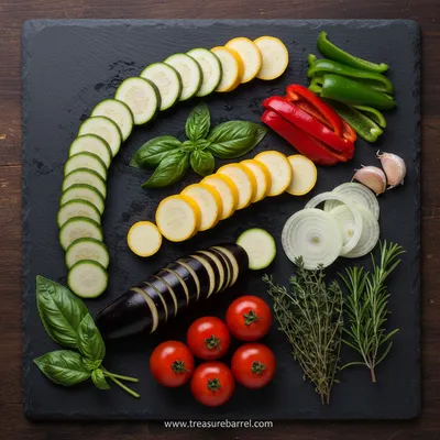 Homemade Classic French Ratatouille - cooking process