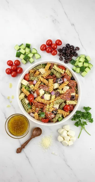 Classic Pasta Salad - cooking process