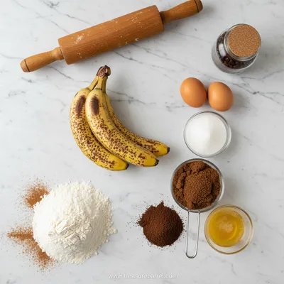 Coffee Cake Banana Bread - cooking process