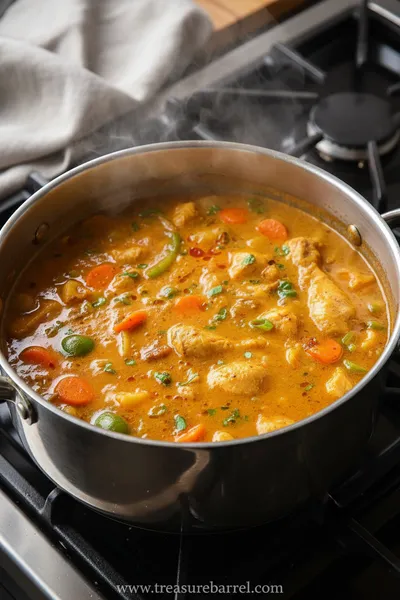 Comforting Curry Soup Recipe - ingredients preparation