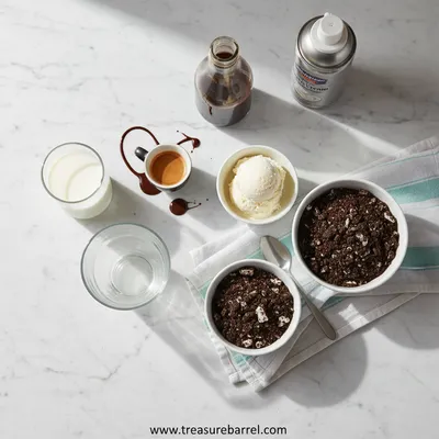 Cookies and Cream Frappuccino - cooking process