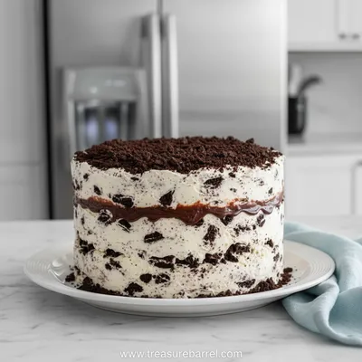 Cookies and Cream Ice Cream Cake