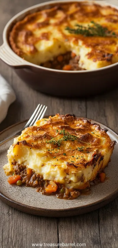 Mum's Traditional Cottage Pie Recipe - ready to serve