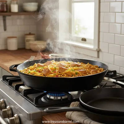 Cowboy Butter Chicken Linguine Recipe - cooking process
