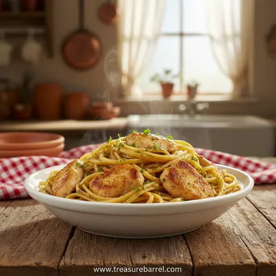Cowboy Butter Chicken Linguine Recipe