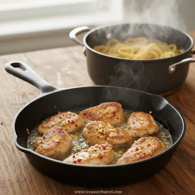 Cowboy Butter Chicken Pasta: A Flavorful Linguine Recipe - ingredients preparation
