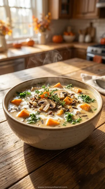 Cozy Autumn Wild Rice Soup: Warming and Flavorful