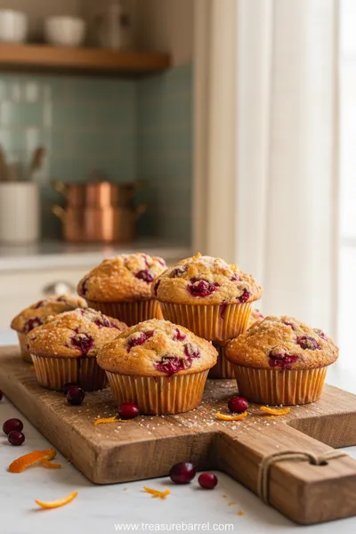 Cranberry Orange Muffins – Bakery Style Recipe