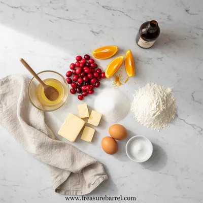 Cranberry Orange Muffins - cooking process