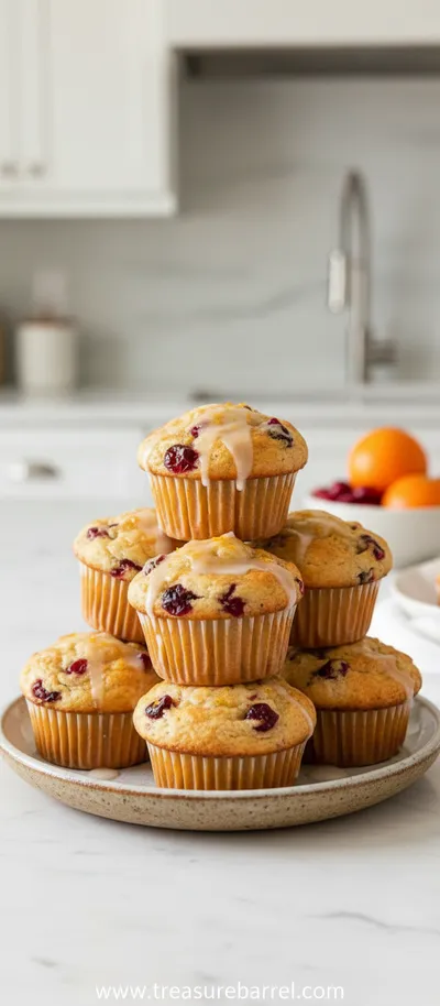 Cranberry Orange Muffins – Bakery‑Style Treat