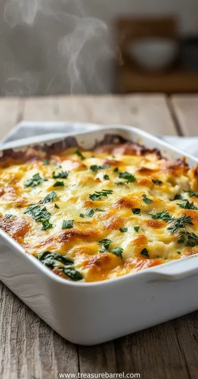 Creamy Chicken and Spinach Casserole