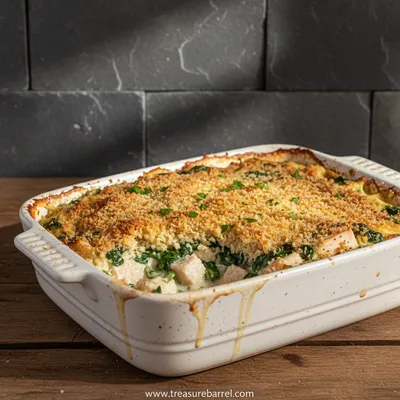 Creamy Chicken and Spinach Casserole