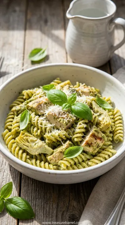 Creamy Chicken Pesto Pasta: One-Pot Family Favorite