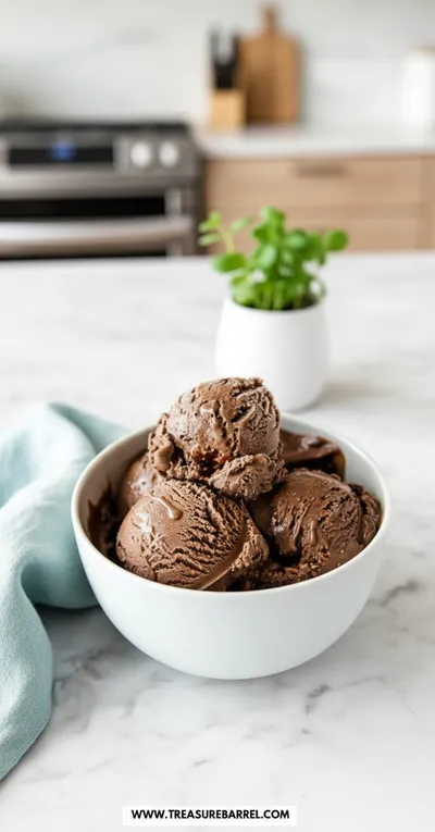 Creamy Chocolate Cottage Cheese Ice Cream