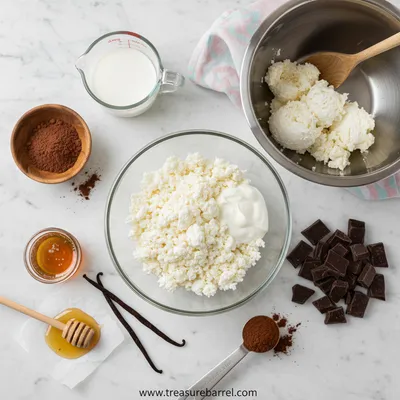 Creamy Chocolate Cottage Cheese Ice Cream - cooking process
