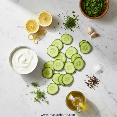 Creamy Cucumber Salad – Easy Low‑carb Side - cooking process