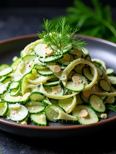 Creamy Cucumber Salad – Quick Comfort - ready to serve