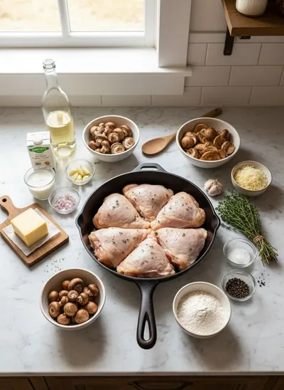 Creamy French Chicken Casserole – Cozy Classic - cooking process