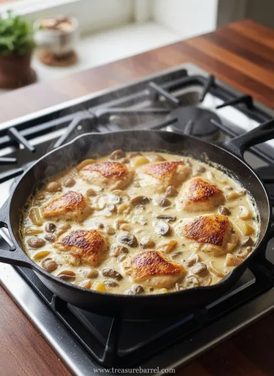Creamy French Chicken Casserole – Cozy Classic - ingredients preparation