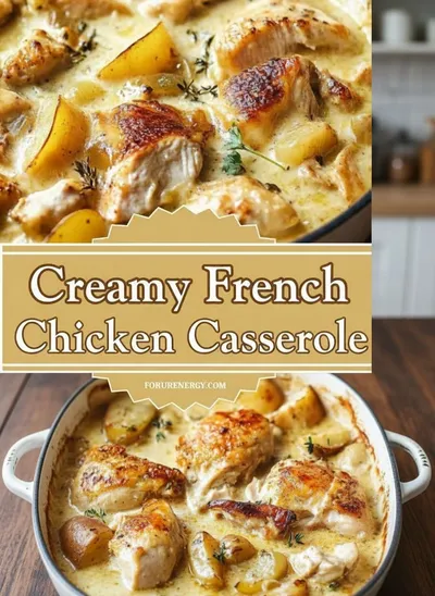 Creamy French Chicken Casserole – Cozy Classic