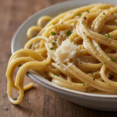 Creamy Garlic Parmesan Spaghetti