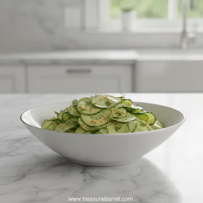 Creamy German Cucumber Salad – Easy Summer Recipe