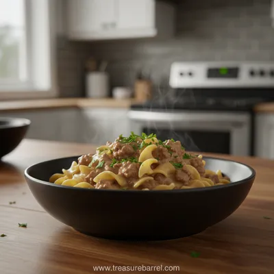 Creamy Ground Beef Stroganoff – Ready in 30 Minutes