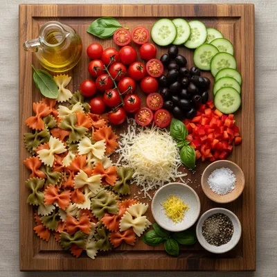 Creamy Italian Pasta Salad - Quick Comfort - cooking process