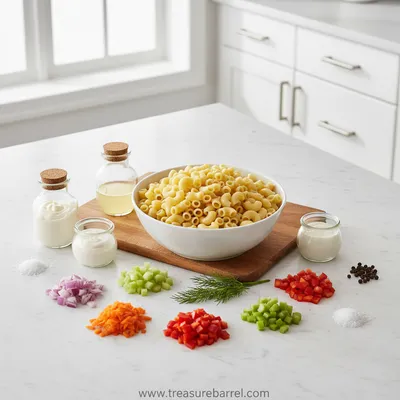 Creamy Macaroni Salad Recipe - ready to serve
