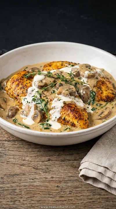 Creamy Mushroom Chicken Recipe - Quick Comfort