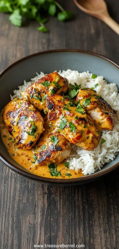 Creamy Peri Peri Chicken with Rice