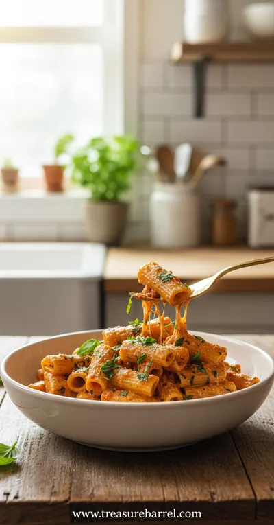 Creamy Tomato Garlic Pasta Recipe