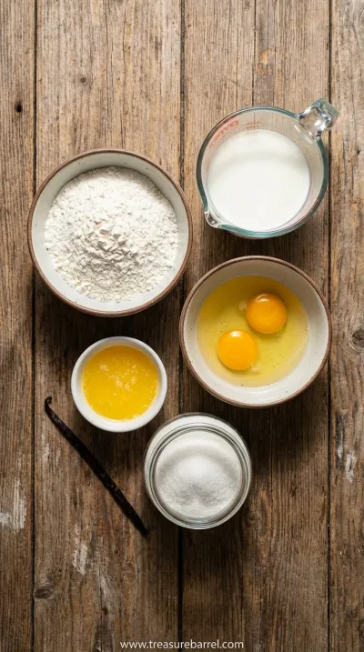 Best Crepe Recipe - Easy and Delicious - ingredients preparation