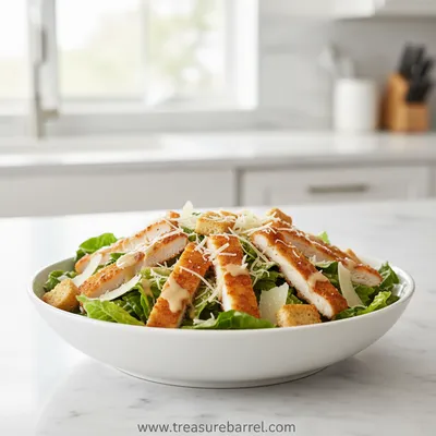 Crispy Chicken Caesar Salad