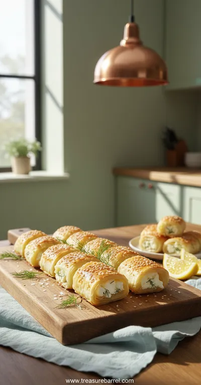 Crispy Feta Rolls – Oven-Baked Delight