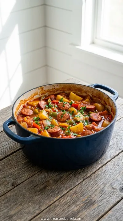 Crockpot Sausage Casserole: Easy Dinner Recipe