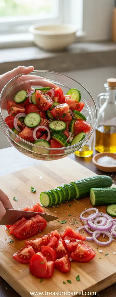 Cucumber and Tomato Salad – Fresh, Easy Recipe