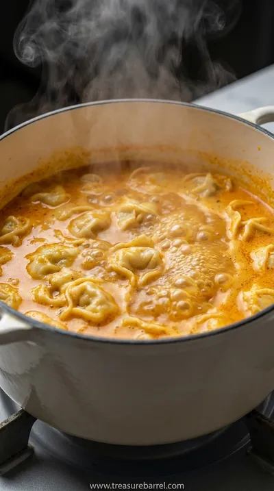 Best Curry Dumpling Soup Recipe - Warm & Comforting - cooking process
