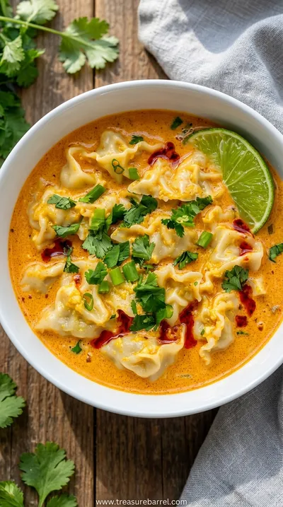 Best Curry Dumpling Soup Recipe - Warm & Comforting - ready to serve