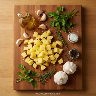 Czech Garlic Soup – Satisfying Warm Meal - cooking process