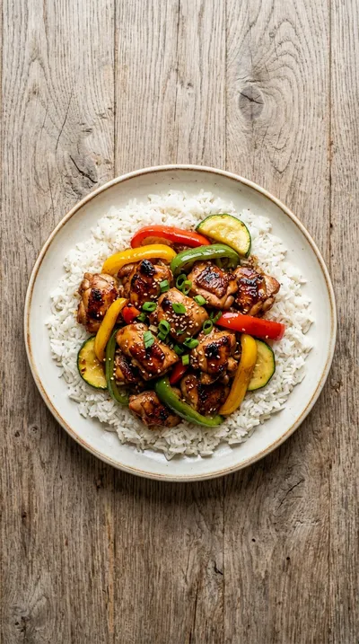 Irresistible Bourbon Chicken Recipe - ingredients preparation